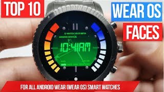 Top 10 Wear OS Watch faces 2018 Best Android wear watchfaces [upl. by Ludovick]