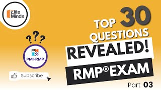 10 Questions you will definitely see in your PMI RMP® Exam  Part I [upl. by Auhsohey]