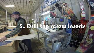 Building a LIBTECH Snowboard Mervin Manufacturing Tour [upl. by Bitthia241]