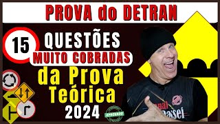 Simulado do DETRAN 2024 15 Questões do EXAME teórico do DETRAN PROVA legislação de trânsito 2024 [upl. by Furmark]