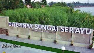 Ditepinya Sungai Serayu With Drone Sjrc f22s [upl. by Einatirb]