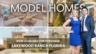 LAKEWOOD RANCH Model Homes AVAILABLE Now  LakeHouse Cove at Waterside [upl. by Aikrahs]