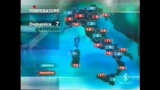 Meteo Domenica 7 Gennaio 2007 Studio Aperto Italia 1 [upl. by Phillis378]