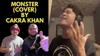 MONSTER COVER  CAKRA KHAN UK Independent Artists React WOAH SO MUCH STRENGTH IN THE VOCALS [upl. by Ynohtnacram]