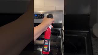 Clean the dirty stove with me cleaning stove cleaning cleanwithme stovecleaning kitchen [upl. by Grover945]