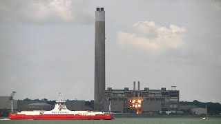 Fawley Power Station  Demolition of boilers 3 and 4  Thursday 29th July 2021 [upl. by Nrubua884]