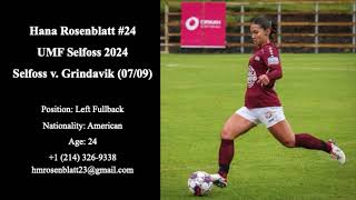 H Rosenblatt  Selfoss v Grindavik Highlights 0709 [upl. by Melia]