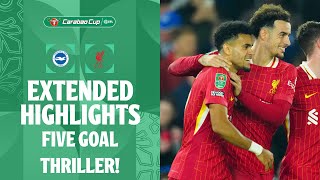 HOLDERS SURVIVE  Brighton v Liverpool extended highlights [upl. by Alyled]