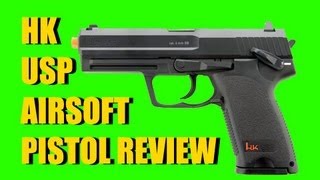 HampK USP CO2 Airsoft Pistol Review [upl. by Harwell]