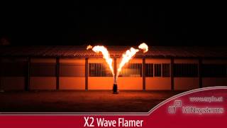 Explo X2 Wave Flamer Hintereinander [upl. by Ellehsat99]