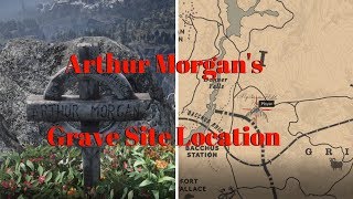 RED DEAD REDEMPTION 2  ARTHUR MORGANS GRAVE SITE LOCATION [upl. by Marella]