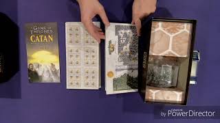 A Game of Thrones Catan 5 amp 6 player extension unboxing [upl. by Hilly]