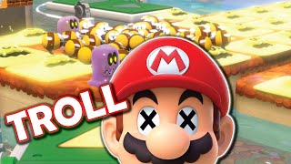 Super Mario 3D World but its A HUGE TROLL LEVEL funny Super Mario Switchboard Falls Level [upl. by Tegdig]