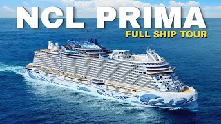 NCL Prima  Full Ship Walkthrough Tour amp Review 4K  Norwegian Cruise Lines PR1MA [upl. by Arekahs]