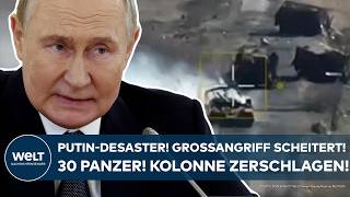 UKRAINEKRIEG Desaster für Putin Großangriff der Russen abgewehrt Panzerkolonne zerschlagen [upl. by Maddock]