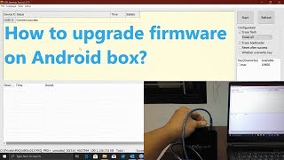 วิธีการอัพเดทเฟิร์มแวร์กล่องแอนดรอยด์ How to upgrade firmware on android box MXQ Pro 4k [upl. by Notsehc]