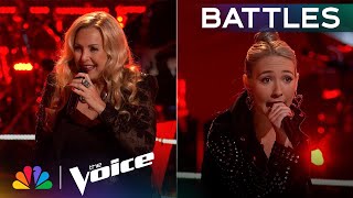 Gail Bliss and Christina Eagles ShowStopping quotRedneck Womanquot Battle  The Voice Battles  NBC [upl. by Yblek]