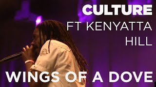 Culture ft Kenyatta Hill  Wings of a dove Live  Reggae Central Dordrecht [upl. by Nae]