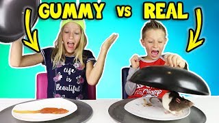 GUMMY vs REAL FOOD 4 [upl. by Islehc839]