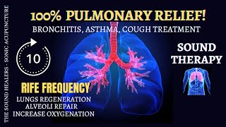 Bronchitis I Asthma I Cough Relief I Pulmonary Infection I Emphysema ➤ RIFE Frequency ➤Sound Therapy [upl. by Cherish296]