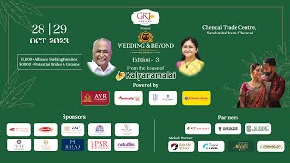 Experience Wedding amp Beyond The Supreme Matrimonial Expo at Chennai Trade Centre [upl. by Adnav309]