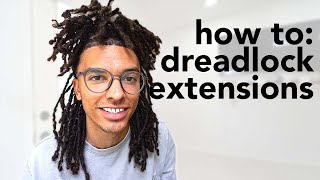 How to Install Dreadlock Extensions [upl. by Leba471]