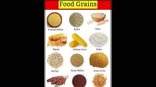 Types of Food Grainsमोटे अनाज कौन कौन से होते हैFood Grains foodgrain grains wholegrains [upl. by Britton]