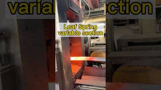 Variable section pressing of leaf spring leafspring eisco truckparts factory trailerparts [upl. by Itida368]