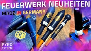 Neue Böller 🧨 Raketen Sonnen amp Feuertöpfe von FKF Made in Germany Feuerwerk PyroExtrem [upl. by Pogah]