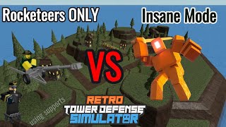 Rocketeers ONLY Vs Insane Mode [upl. by Nagey]