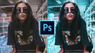 💙COMO EDITAR FOTOS en PHOTOSHOP  Efectos Para Fotos [upl. by Cinamod]