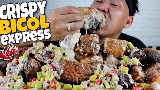 CRISPY BICOL EXPRESS Mukbang ASMR [upl. by Angus698]