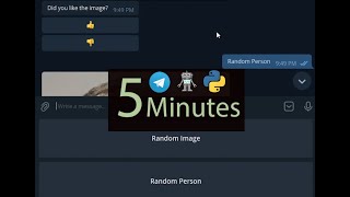 Python Telegram Bot with Custom Keyboard Buttons and Images [upl. by Annal437]