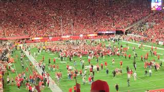 2024 Nebraska Cornhuskers fans storm the field after beating Colorado on 972024 [upl. by Arianne]