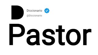 Pastor Significado En Español [upl. by Ecilayram]