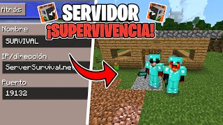 ¡EL MEJOR SERVIDOR SURVIVAL para CRAFTSMAN ACTUALIZADO craftsman online 😱😱😱 [upl. by Assenej264]