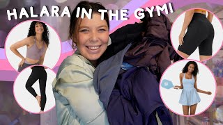 Halara Review  Post Partum Friendly Gym Clothes [upl. by Annazus]