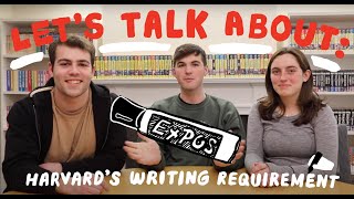 Lets Talk About Harvards Writing Requirement Expos [upl. by Blinny]