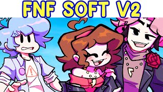 FNF SOFT V2 UPDATE  Full Weeks Senpai Epilogue Bonuses [upl. by Tonkin]