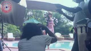 Lauren Gottlieb Shoot  Behind The Scenes  American Swan AW 13 Collection [upl. by Iahc]