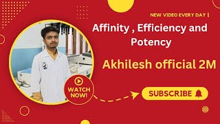 Affinity  Efficiency and potency [upl. by Erodoeht]