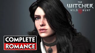 Complete Yennefer Romance All Cutscenes Base Game  Expansions I The Witcher 3 [upl. by Ingar]