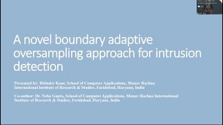 A novel boundary adaptive oversampling approach for intrusion detection [upl. by Geno]