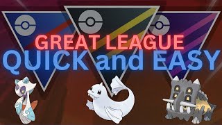 Great League Froslass Dewgong Bastiodon team is QUICK and EASY in PokemonGo [upl. by Ylenaj448]