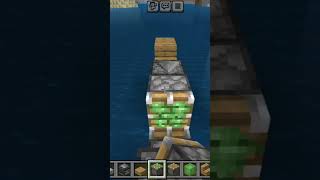 i make Minecraft working boat minecraft gaming viralshorts [upl. by Eldnik129]