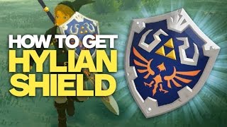 How to Get Links Hylian Shield  Zelda Breath of the Wild [upl. by Yeldahc]