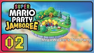 Super Mario Party Jamboree Mega Wigglers Tree Party [upl. by Maynord]