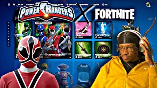 THE POWER RANGERS AND FORTNITE COLLAB IS HERE [upl. by Bethesde813]