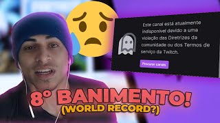 CONHEÇA O STREAMER QUE MAIS TOMOU BAN DO MUNDO [upl. by Letnuahs]