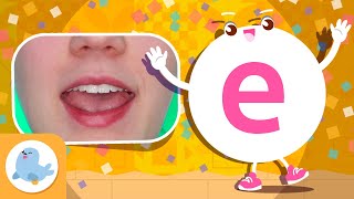 Phonics for Kids 🗣 The e Sound 🐘 Phonics in English 🛴 [upl. by Boffa639]